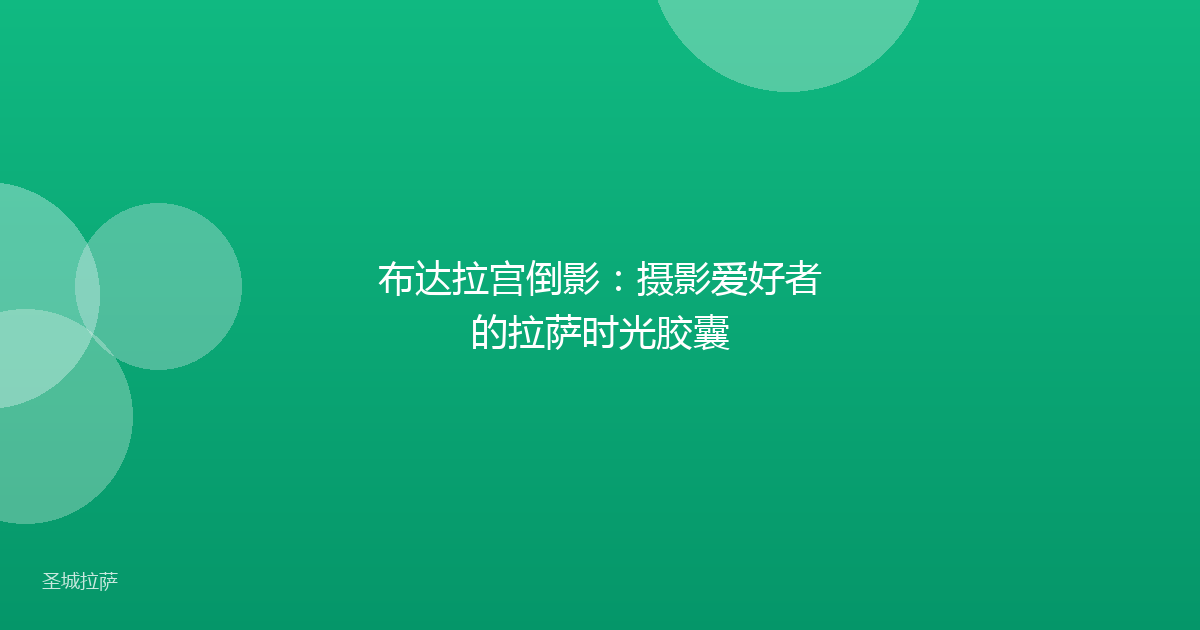 布达拉宫倒影：摄影爱好者的拉萨时光胶囊